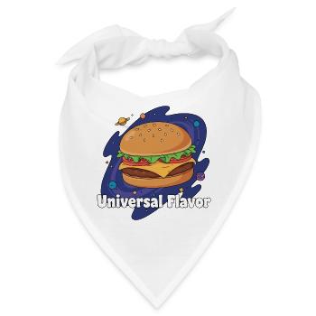 Kosmos Hamburger Universal Geschmack - Bandana - Weiß - Vorne