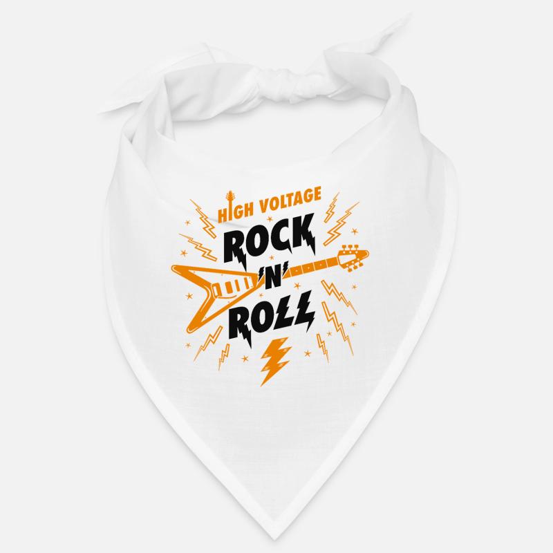 High Voltage Rock N Roll Guitar Bandana