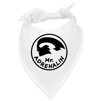 Mr. Adrenalin Rennen - Bandana - Weiß - Vorne