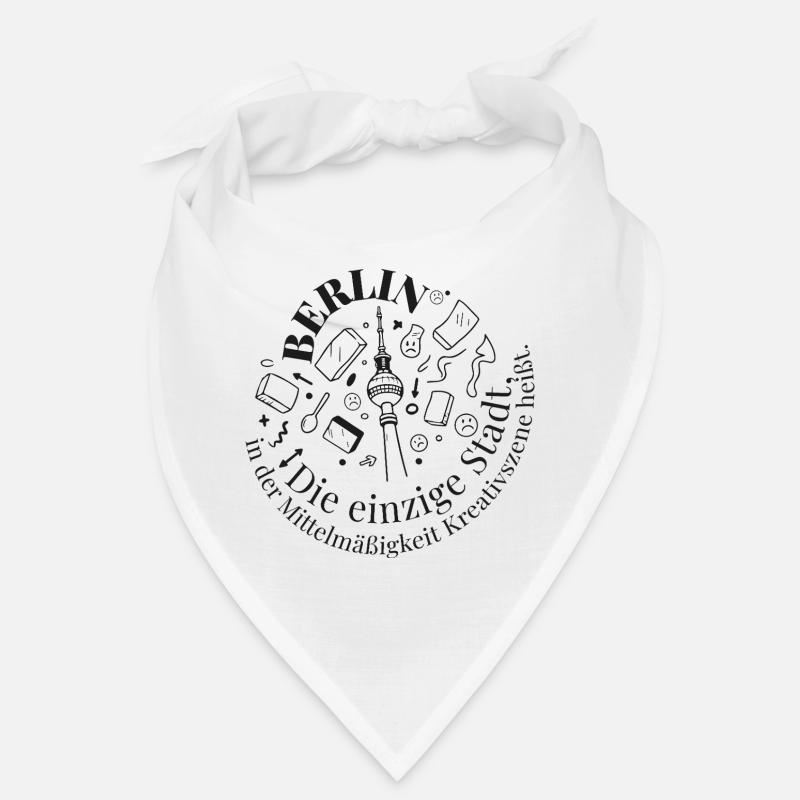 Berlin Tower Creative Motif Bandana