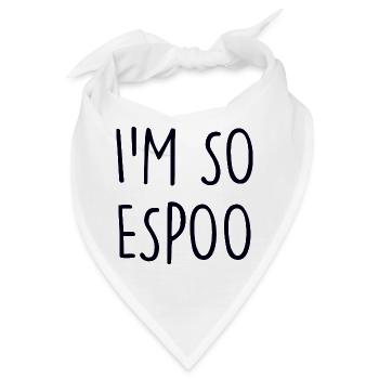 Espoo Finland - Bandana - Weiß - Vorne