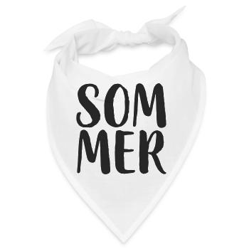 Sommer Handlettering Stil - Bandana - Weiß - Vorne