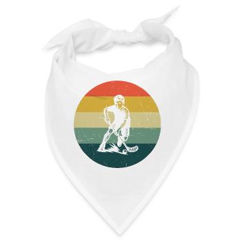 Ein Must Have für echte Unihockey - Bandana - Weiß - Vorne