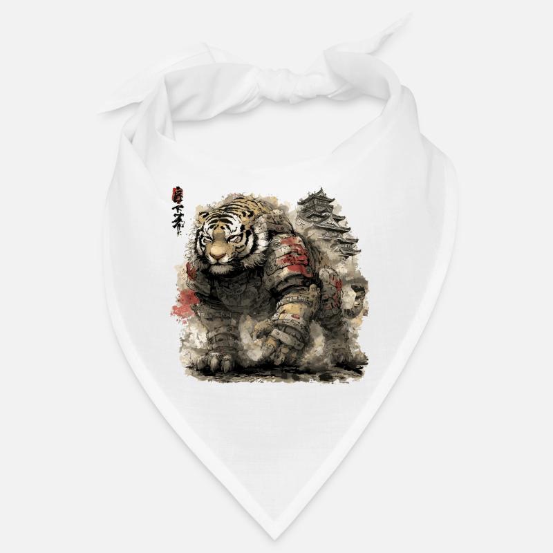 Tiger Samurai Armor vor Burg Bandana