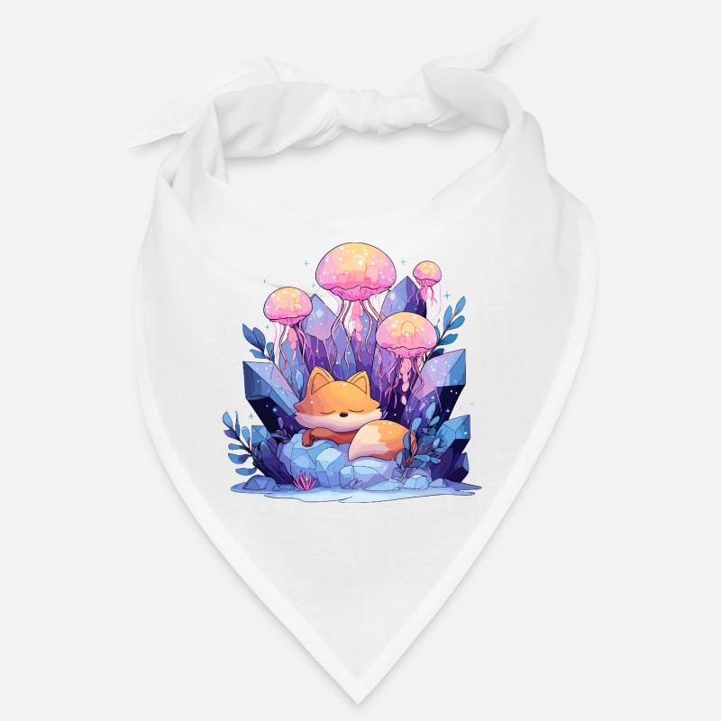 Renard de Rêve dans le Royaume de Cristal Bandana