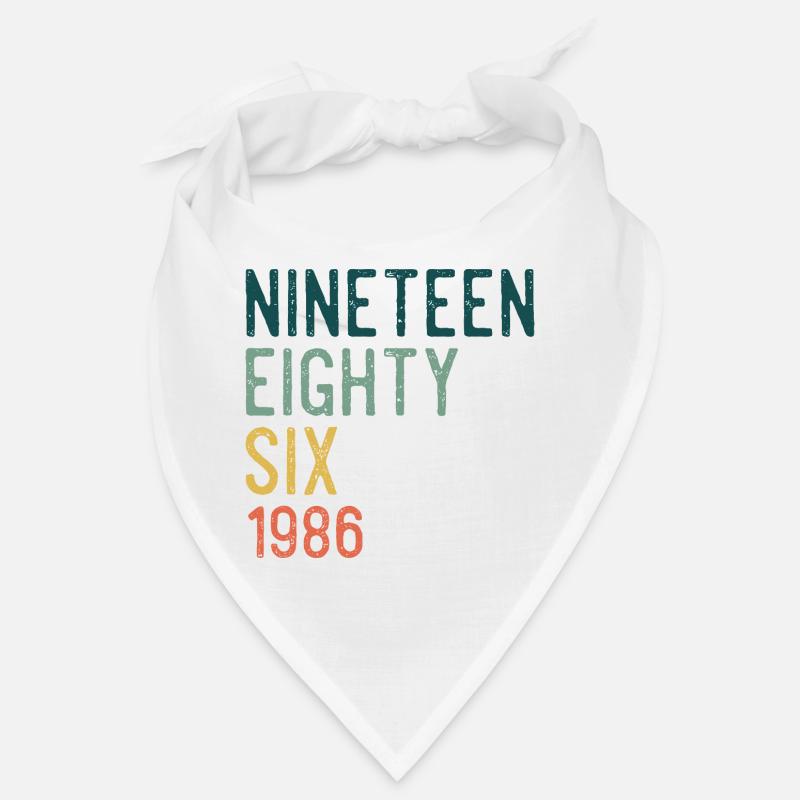 Nineteen Eighty-Six Retro Bandana