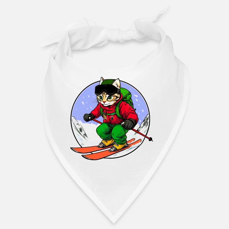 Skifahrer Katze Freeride Bandana