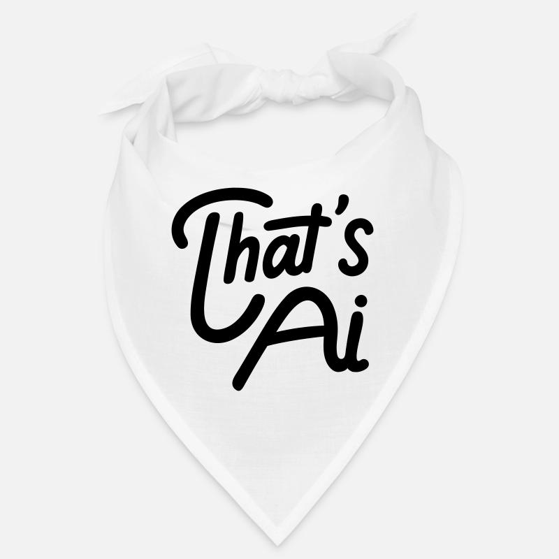 That's AI Handwritten Typography Bandana