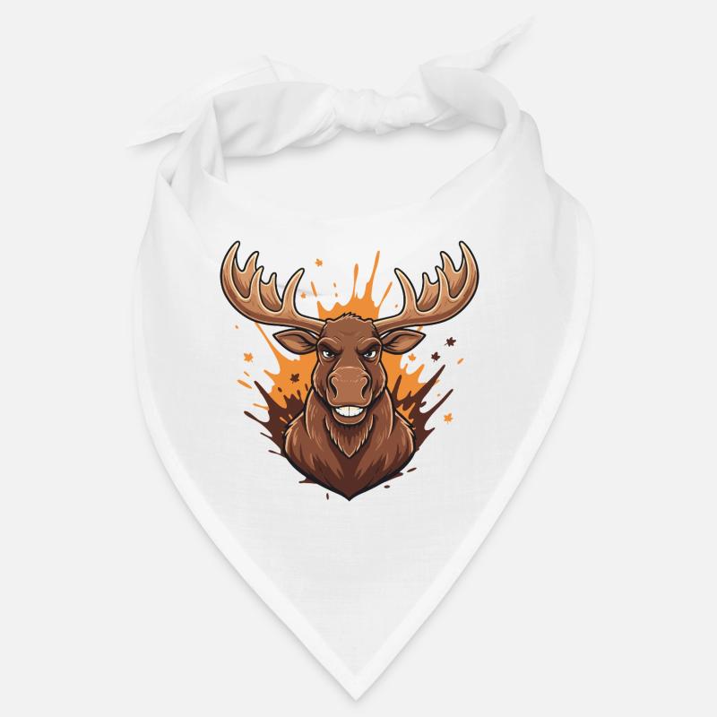 Waldhirsch Feuer-Splash Bandana