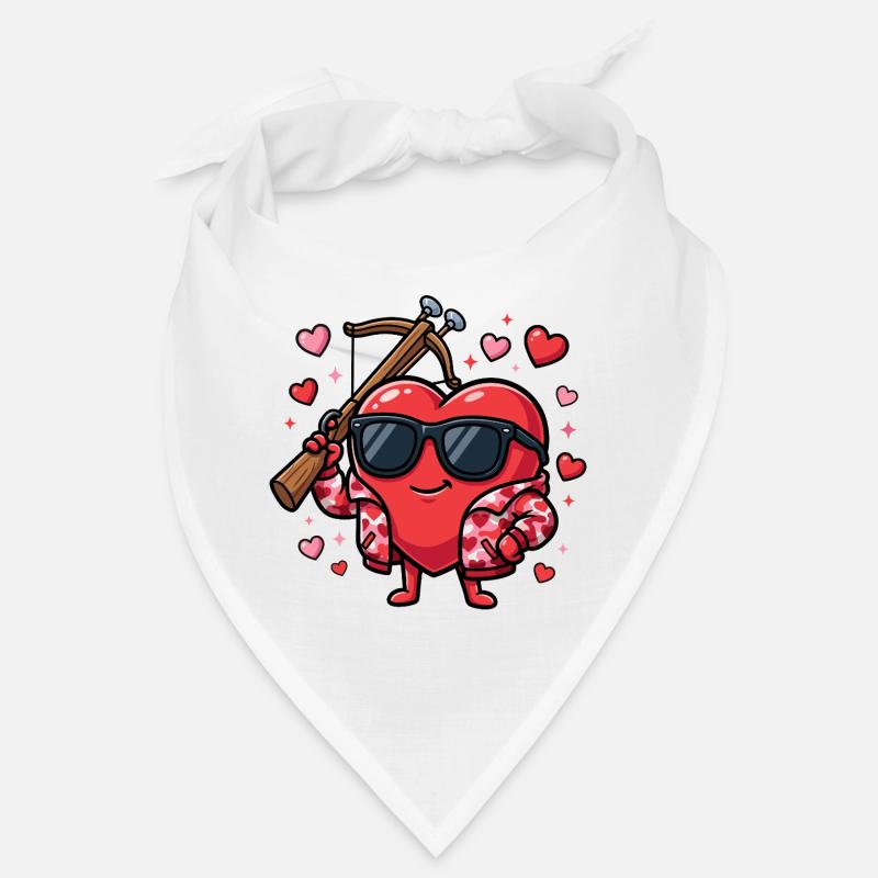 Funny Bowhunter Valentine's Day for Men Bandana