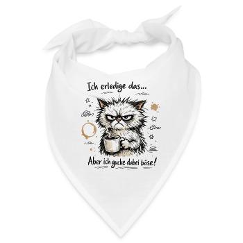 Ich erledige das lustiger Büro Spruch - Bandana - Weiß - Vorne