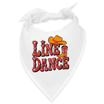 Line Dance Western Flair - Bandana - Weiß - Vorne