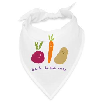 Back to the roots - Bandana - Weiß - Vorne