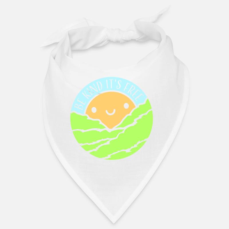 Be Kind It's Free Freundlichkeit Statement Spruch Bandana