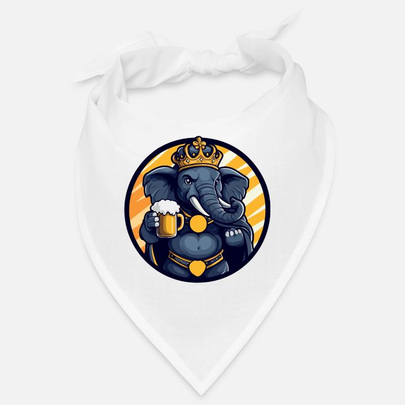 Elefant Bier Lustig Bandana