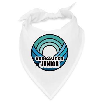 Sohn Verkäufer Junior Kind Verkäufersohn Verkauf - Bandana - Weiß - Vorne