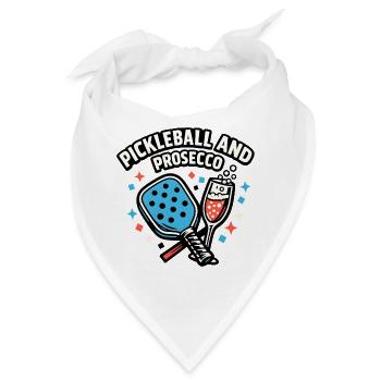 Pickleball Prosecco Fusion - Bandana - Weiß - Vorne