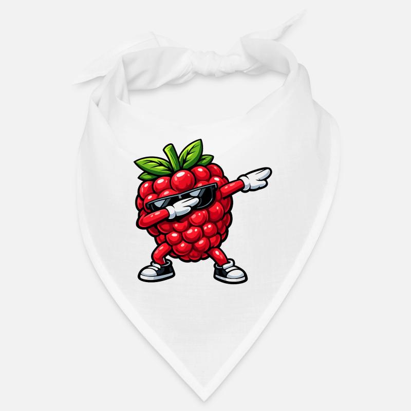 Dabbing Raspberry Bandana
