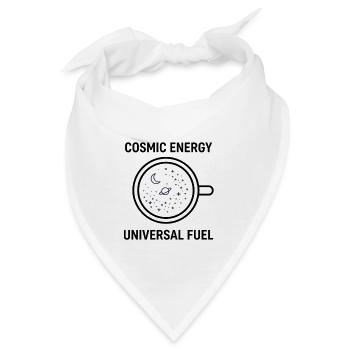 Cosmic Energy Universal Fuel Cup-Design - Bandana - Weiß - Vorne