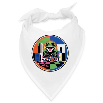 Evil Frog Rampage - Bandana - Weiß - Vorne