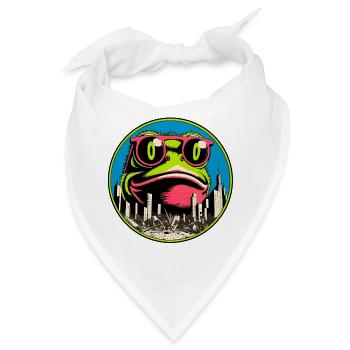 Frosch Apokalypse - Bandana - Weiß - Vorne
