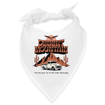 Desert Mountain Vintage Truck - Bandana - Weiß - Vorne