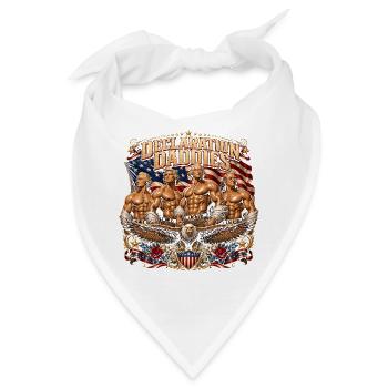Erklärung der Gründerväter zum 4. Juli - Bandana - Weiß - Vorne
