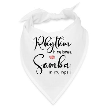 Samba-Rhythmustanz - Bandana - Weiß - Vorne