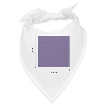 LP-Cover 31,5 × 31,5 cm - Bandana - Weiß - Vorne