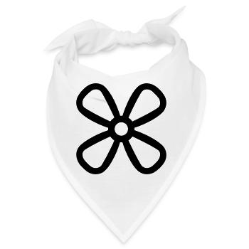 Propeller - Bandana - Weiß - Vorne