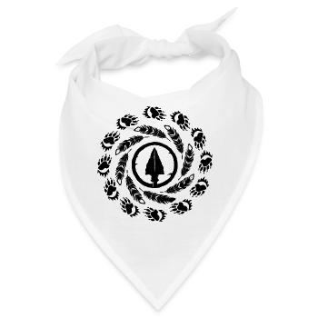 Indianer Ureinwohner Traumfänger Western - Bandana - Weiß - Vorne
