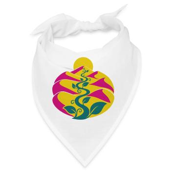Living desert - Bandana - Weiß - Vorne
