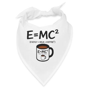 Lustiger Kaffee Kaffee Spruch DRINK Coffee - Bandana - Weiß - Vorne