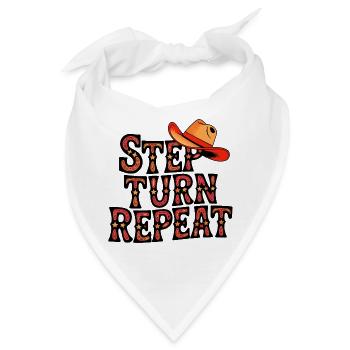 Country Dance - Bandana - Weiß - Vorne
