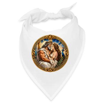Zeus und Hera - Bandana - Weiß - Vorne
