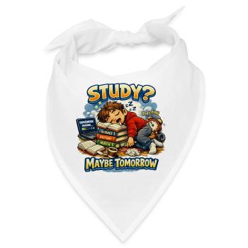 Lernen? Vielleicht Motivation der Studenten von morgen - Bandana - Weiß - Vorne