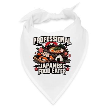 Japanisches Essen Sushi-Liebhaber Lustiger Kawaii-Feinschmecker - Bandana - Weiß - Vorne