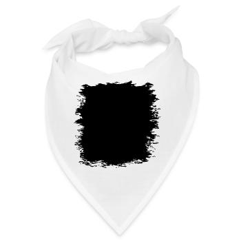 Grunge Textur Hintergrund (Used Look) - Bandana - Weiß - Vorne