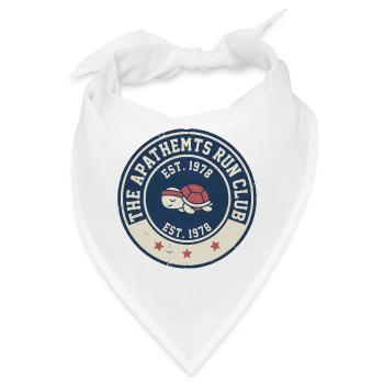 Vintage Turtle Run Club Logo 1978 - Bandana - Weiß - Vorne