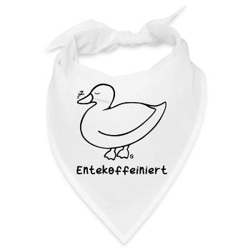 Entekoffeiniert 2 - Bandana - Weiß - Vorne