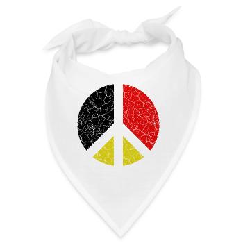 Germany Deutschland  - Bandana - Weiß - Vorne