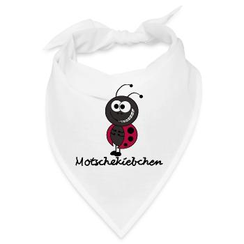 Motschekiebchen/Marienkäfer - Bandana - Weiß - Vorne