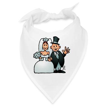 Hochzeit - Bandana - Weiß - Vorne