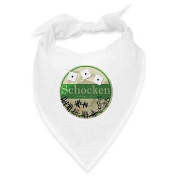 Schocken Bierdeckel - Bandana - Weiß - Vorne