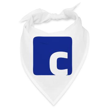 C Logo - Bandana - Weiß - Vorne