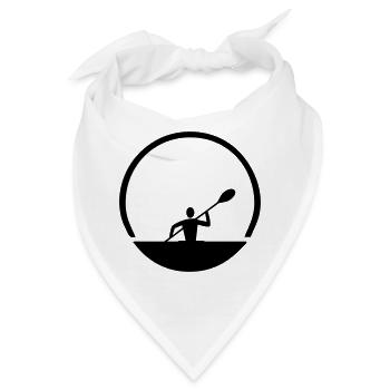 Kanu Emblem - Bandana - Weiß - Vorne