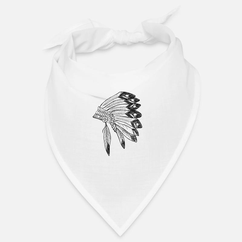 Coiffe Apache Guerrier Indien Bandana