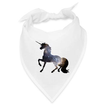 unicorn universum einhorn sterne magie unsterblich - Bandana - Weiß - Vorne