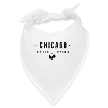 Chicago - Bandana - Weiß - Vorne