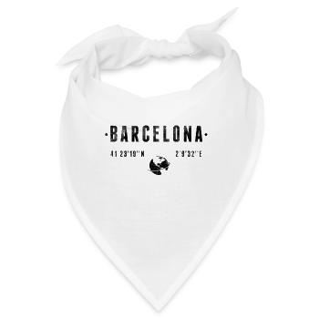 Barcelona - Bandana - Weiß - Vorne